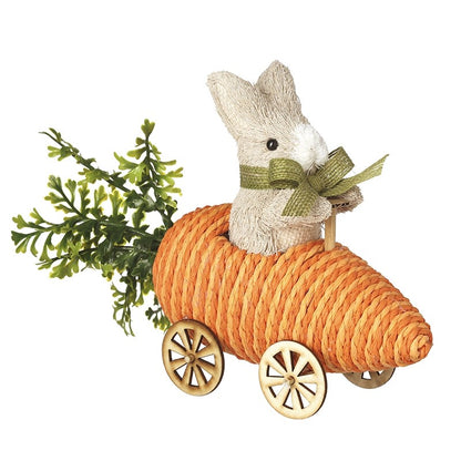 Bunny in Carrot Car