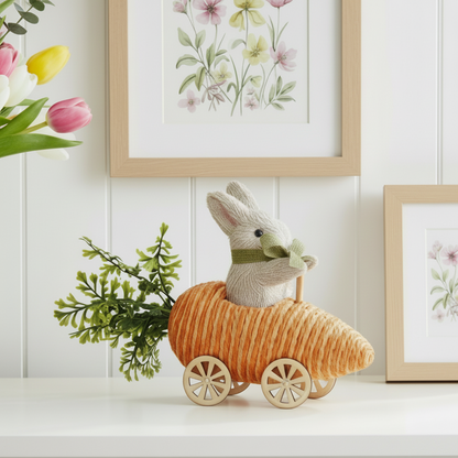 Bunny in Carrot Car