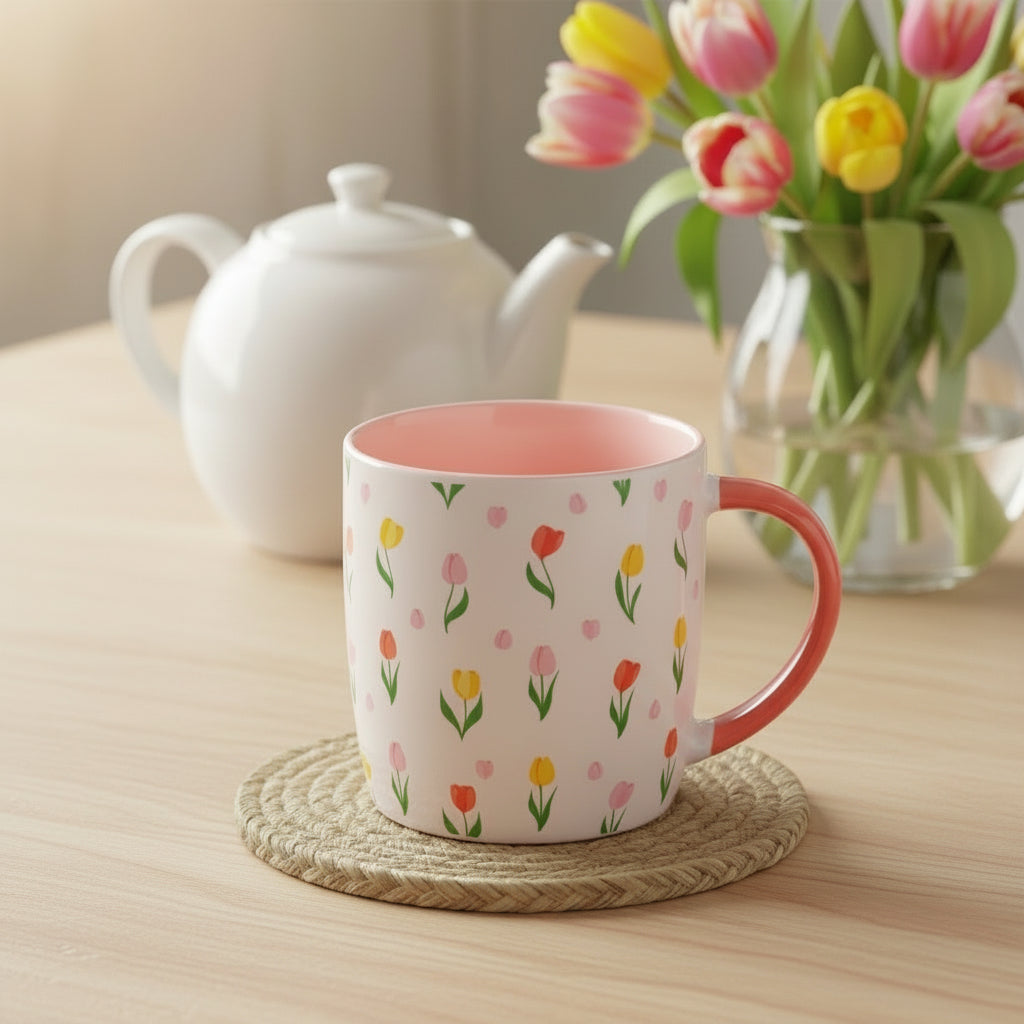 Tulip Print Mug