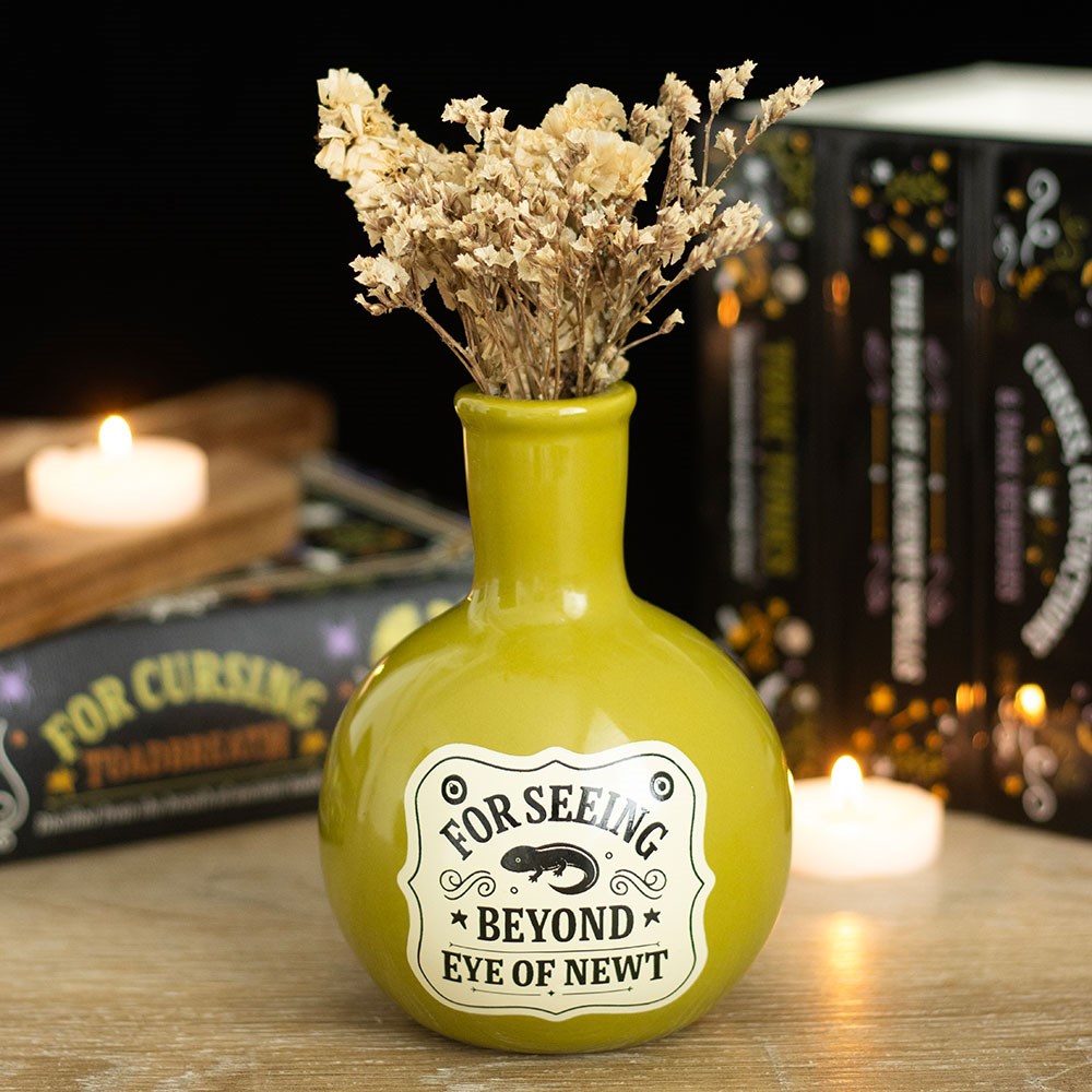 Eye Of Newt Potion Bottle Vase &amp; Candle Holder