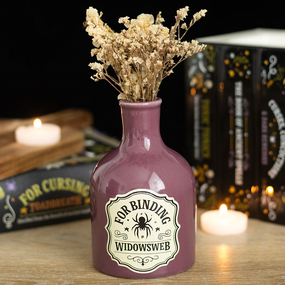 Widowsweb Potion Bottle Vase &amp; Candle Holder