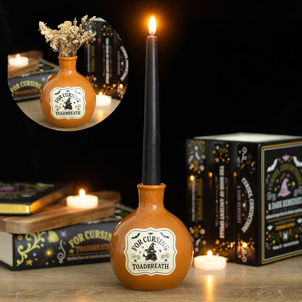 Toadbreath Potion Bottle Vase &amp; Candle Holder