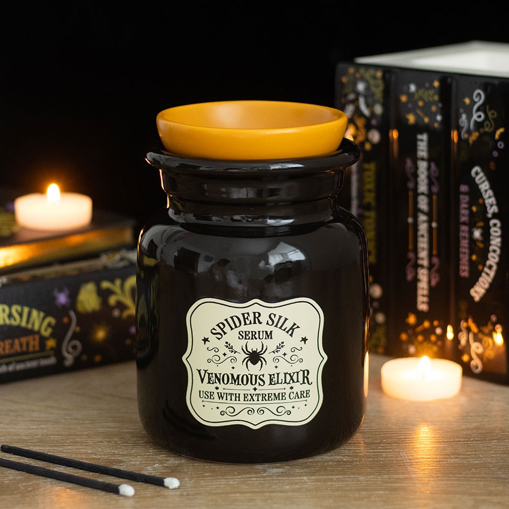 Spider Silk Serum Potion Bottle Oil Burner &amp; Wax Warmer