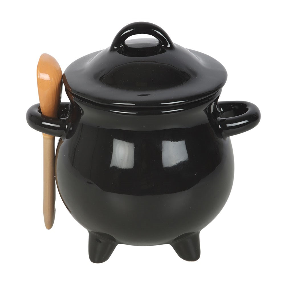 Mischief &amp; Magic Cauldron Soup Bowl with Spoon