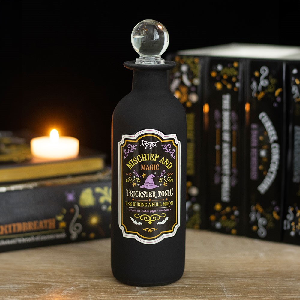 Mischief &amp; Magic Glass Potion Bottle
