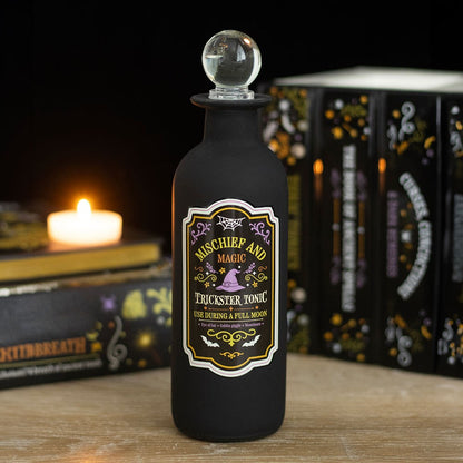 Mischief &amp; Magic Glass Potion Bottle