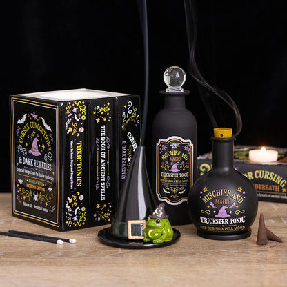 Mischief &amp; Magic Glass Potion Bottle
