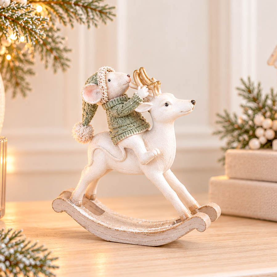 Mouse on Rocking Horse