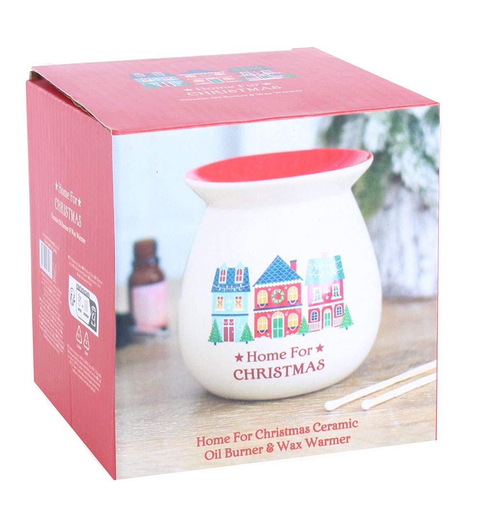 Home For Christmas Oil Burner &amp; Wax Warmer