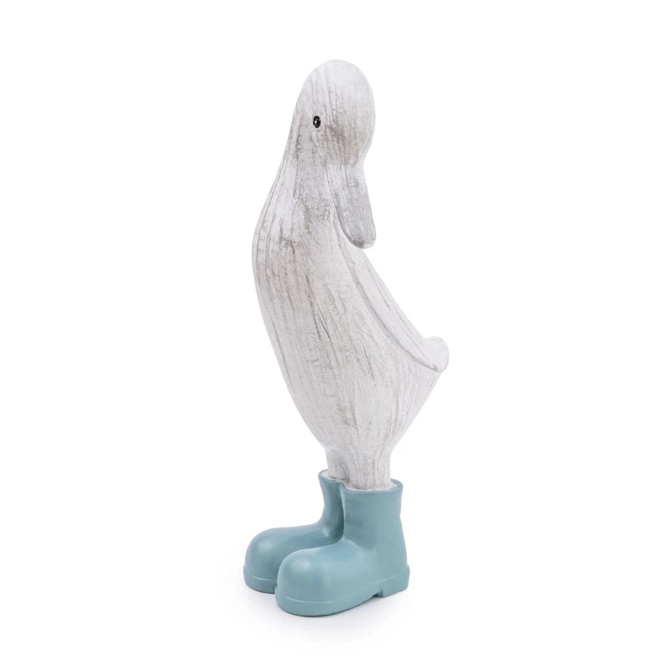Small Duck in Light Blue Wellies