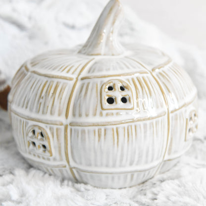 Natural LED Pumpkin House