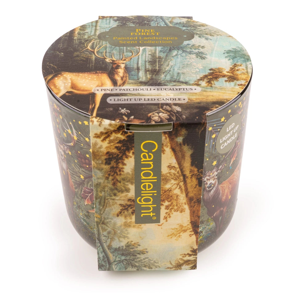 BACK SEPT Pine Forest LED Glass Candle