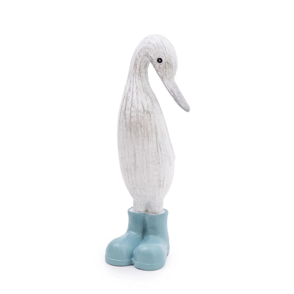 Small Duck in Light Blue Wellies