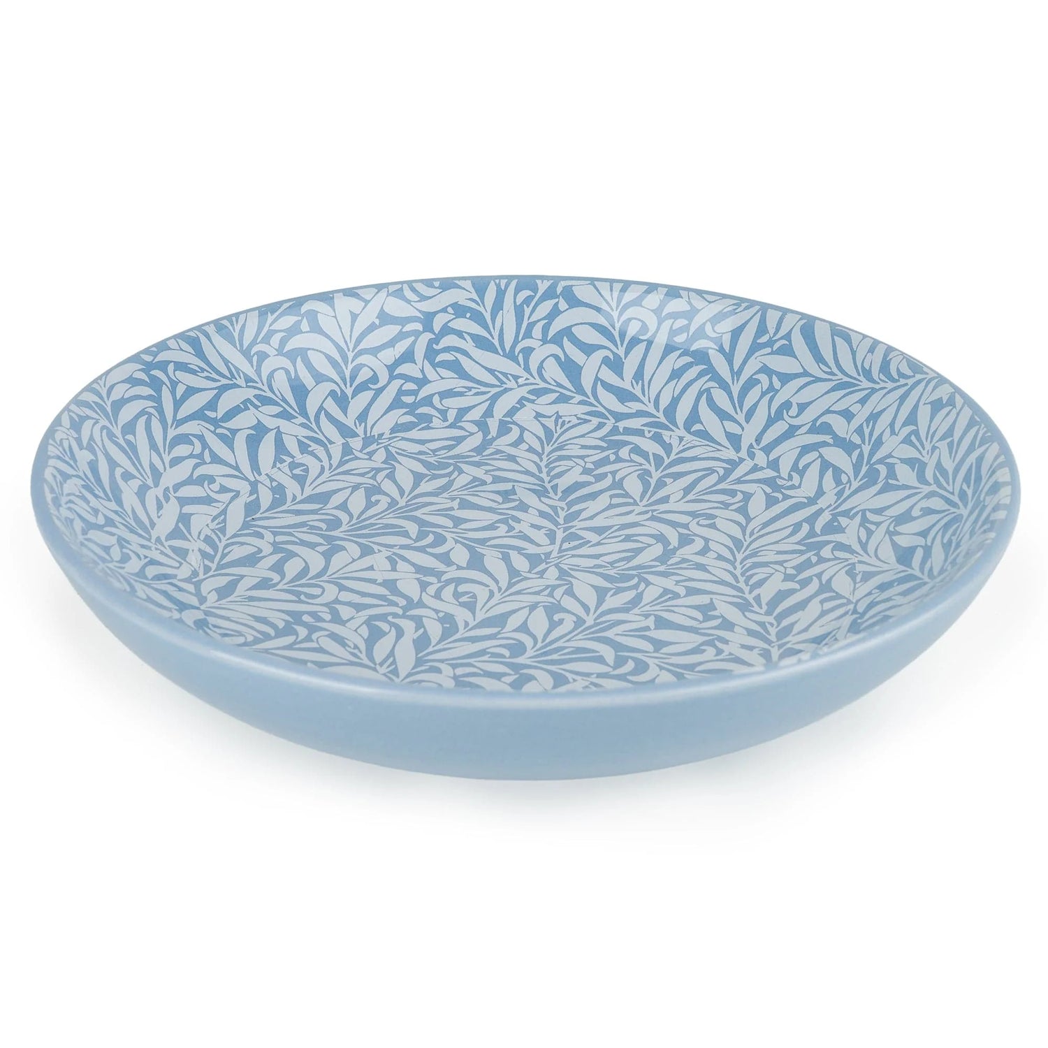 Blue Leafy Trellis Bowl
