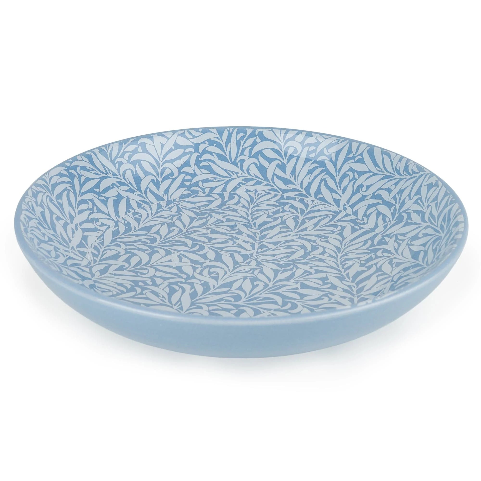 Blue Leafy Trellis Bowl