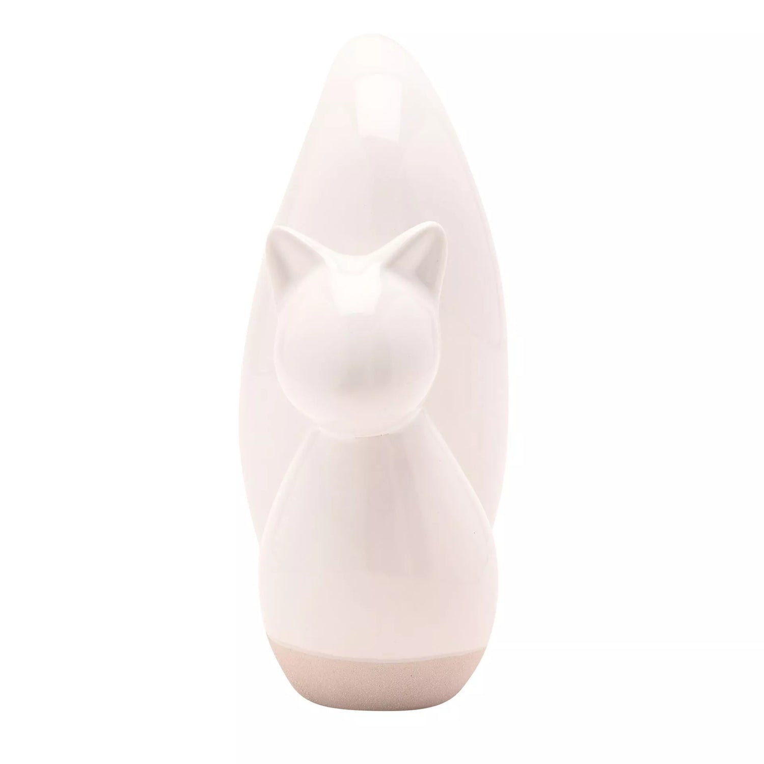 White Ceramic Squirrel