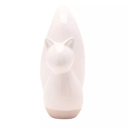 White Ceramic Squirrel