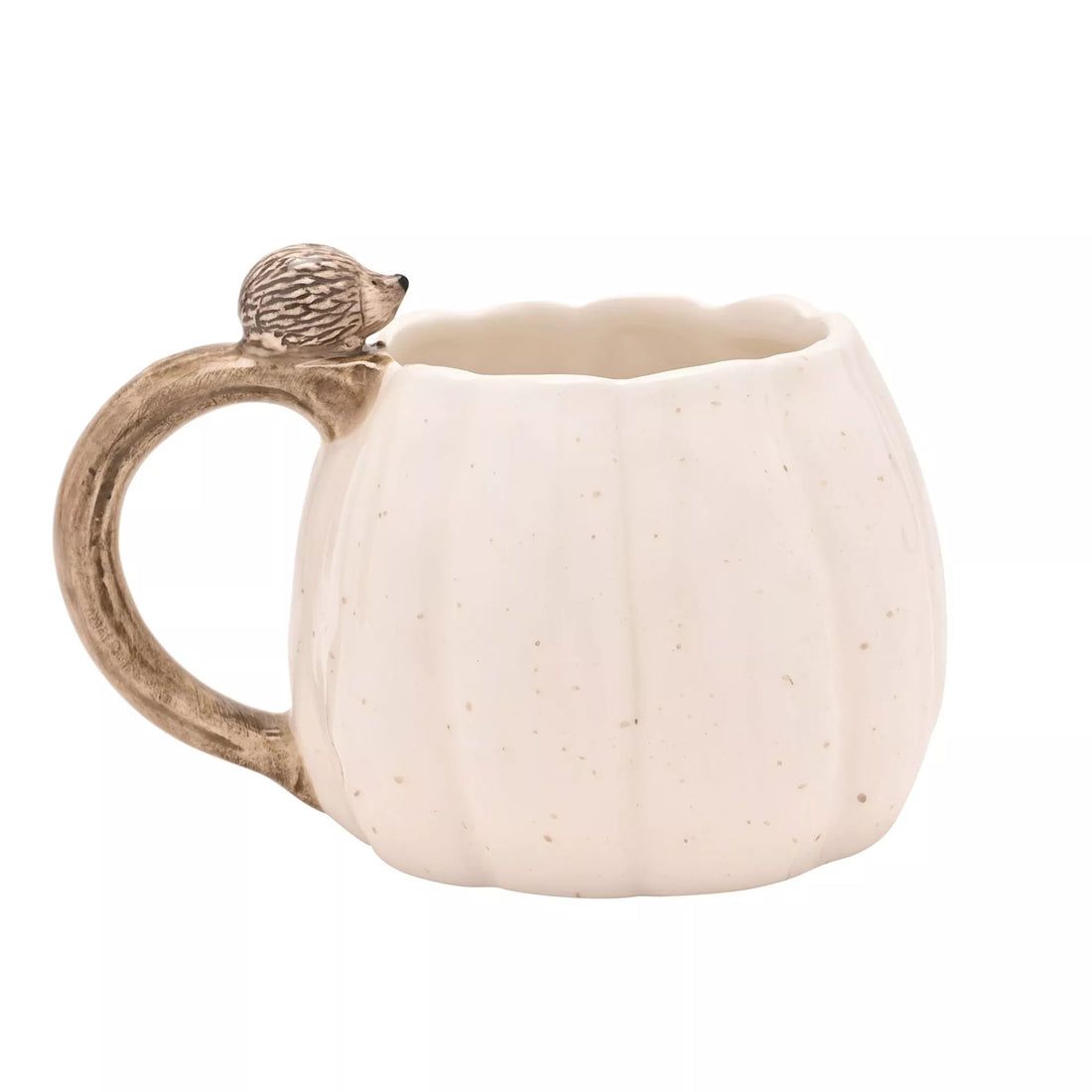 Pumpkin Mug with Hedgehog