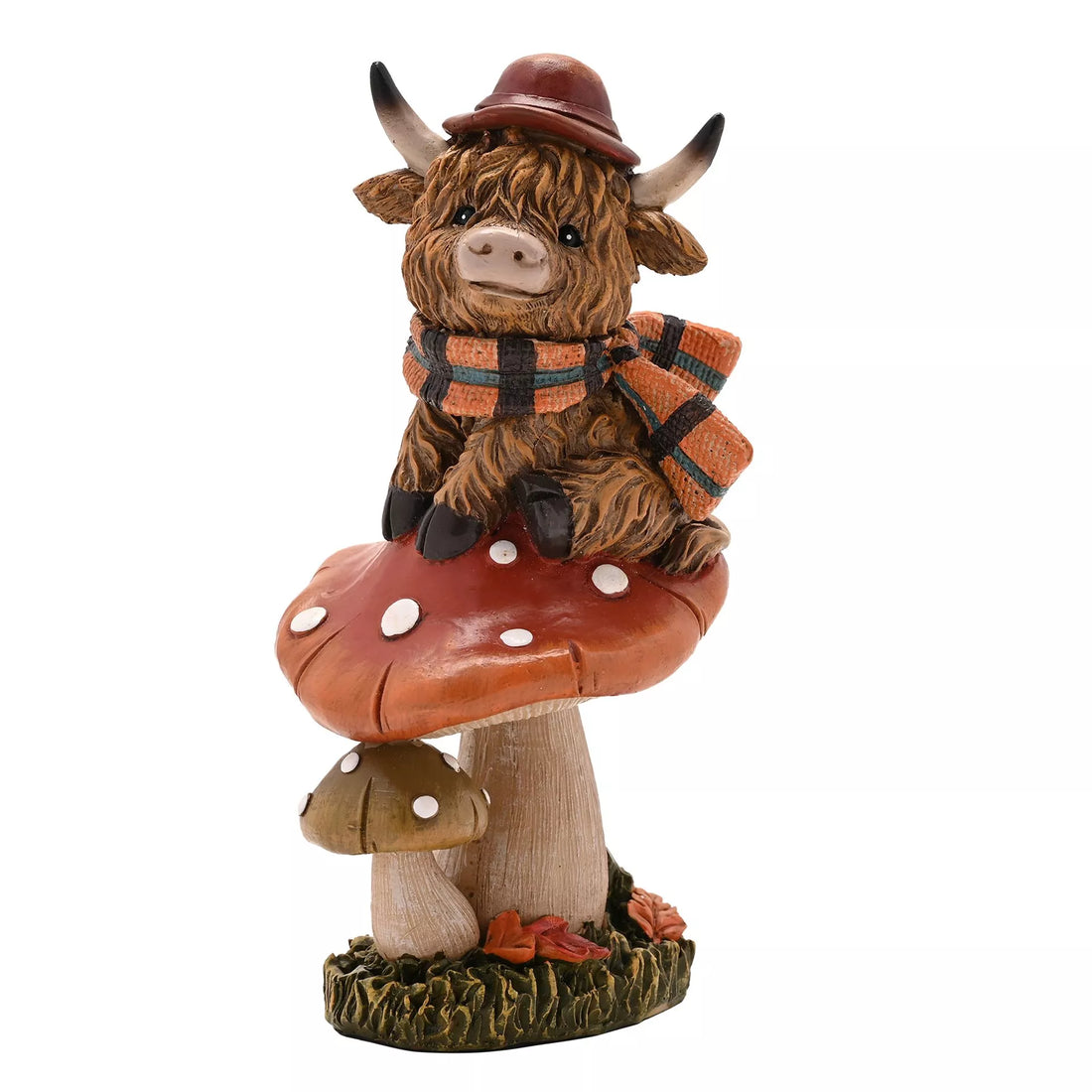 Highland Cow On Mushroom