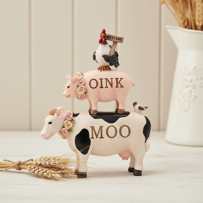 Stacking Farm Animals Ornament