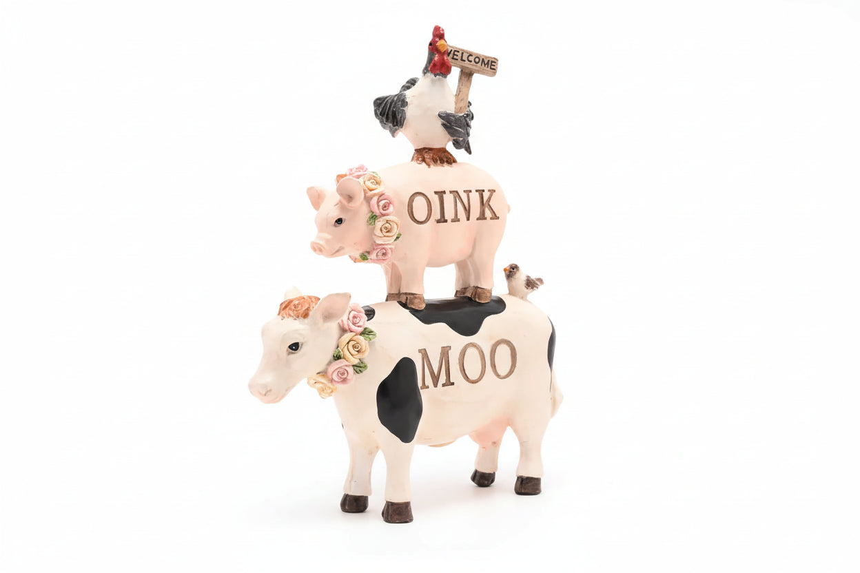 Stacking Farm Animals Ornament