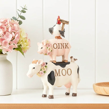 Stacking Farm Animals Ornament