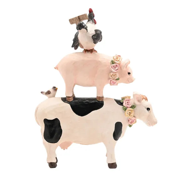 Stacking Farm Animals Ornament
