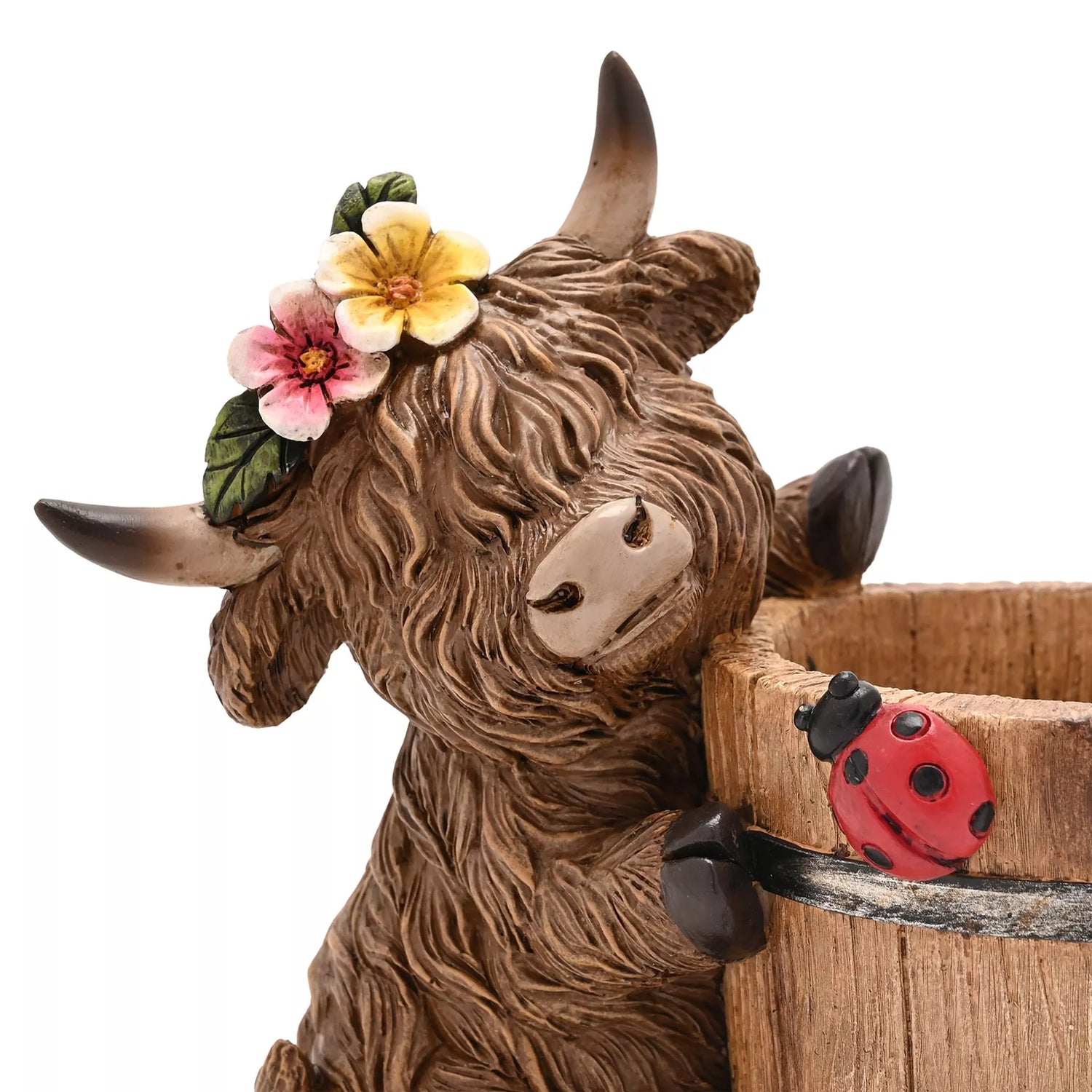 Small Highland Cow Planter