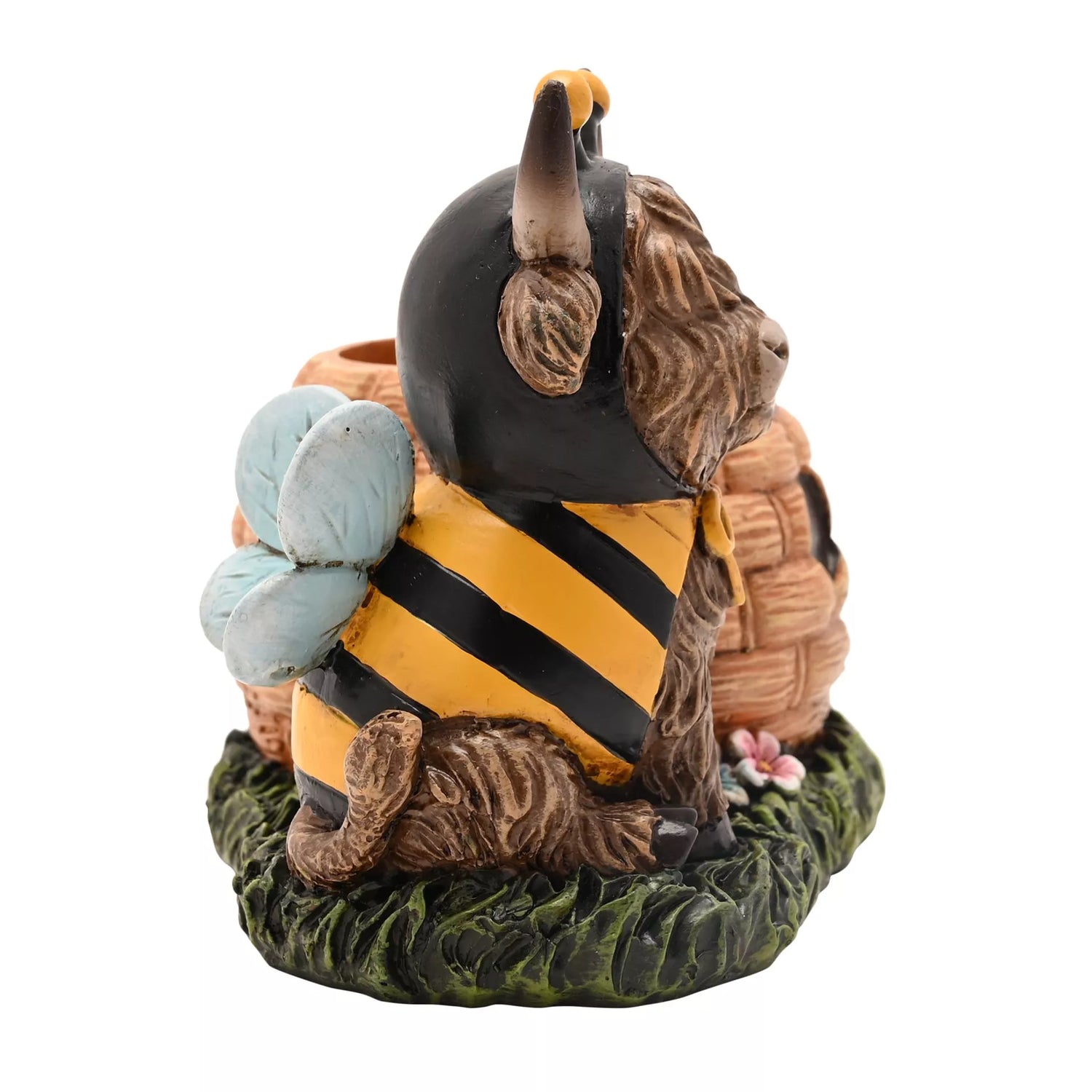 Mini Highland Cow Beehive Planter