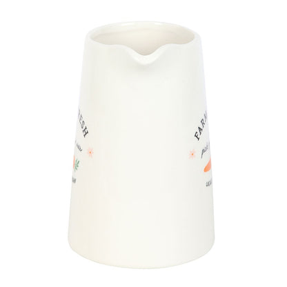 Farm Fresh Carrot Patch Flower Jug