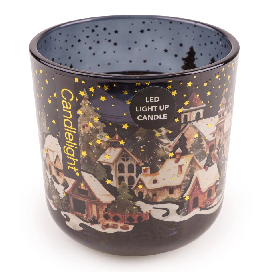 Starlit Night Sweet Frankincense LED Christmas Candle