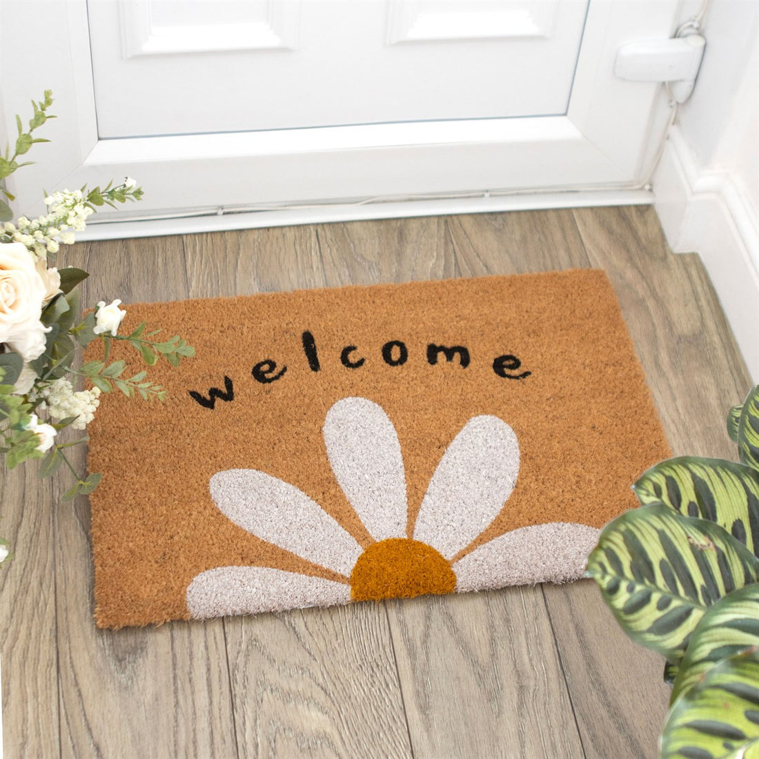Daisy Welcome Doormat
