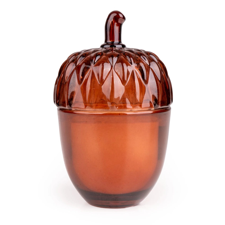 Glass Acorn Scented Candle