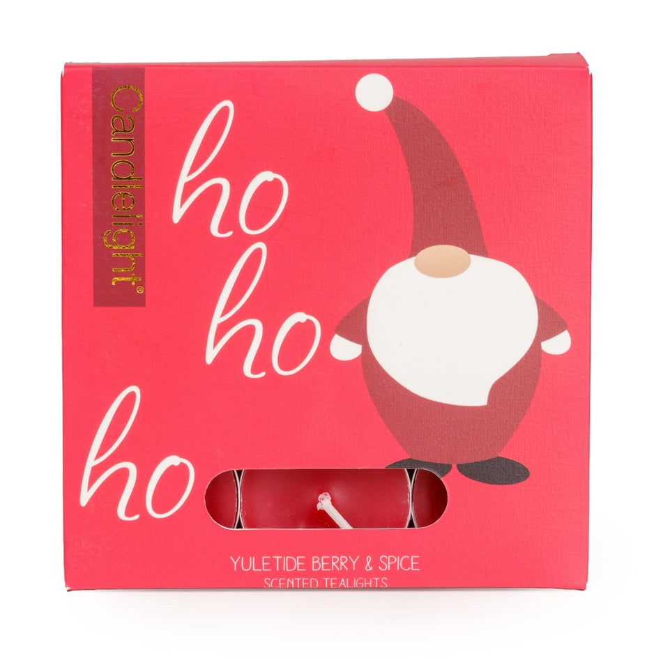 Yuletide Berry &amp; Spice Scented Tealights 9 Pack
