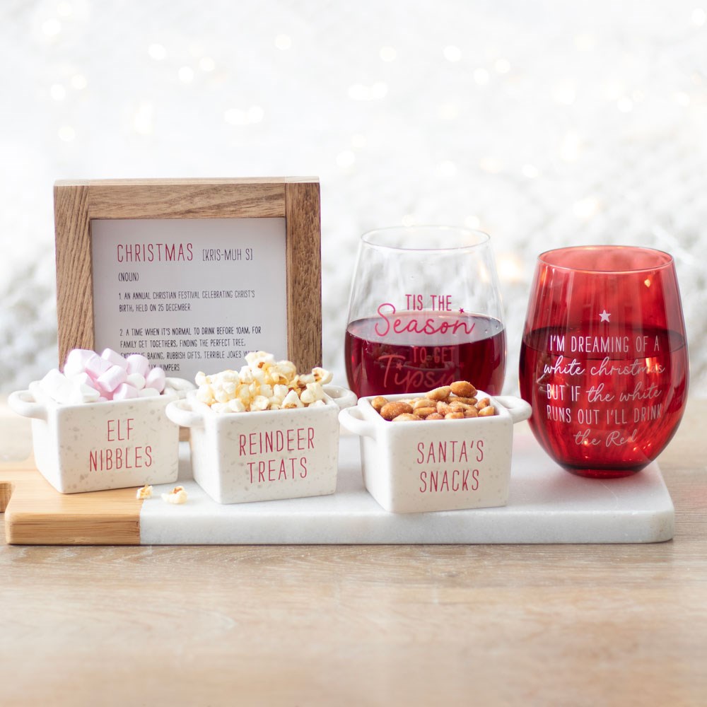 Season To Get Tipsy Stemless Glass