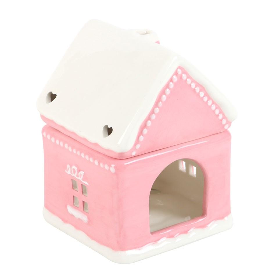 Pink Gingerbread House Oil &amp; Wax Warmer