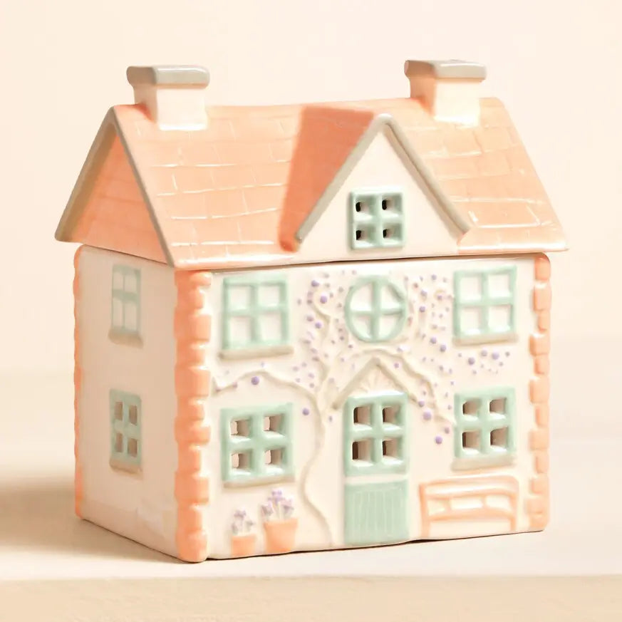 Pastel Cottage Oil Burner &amp; Wax Warmer