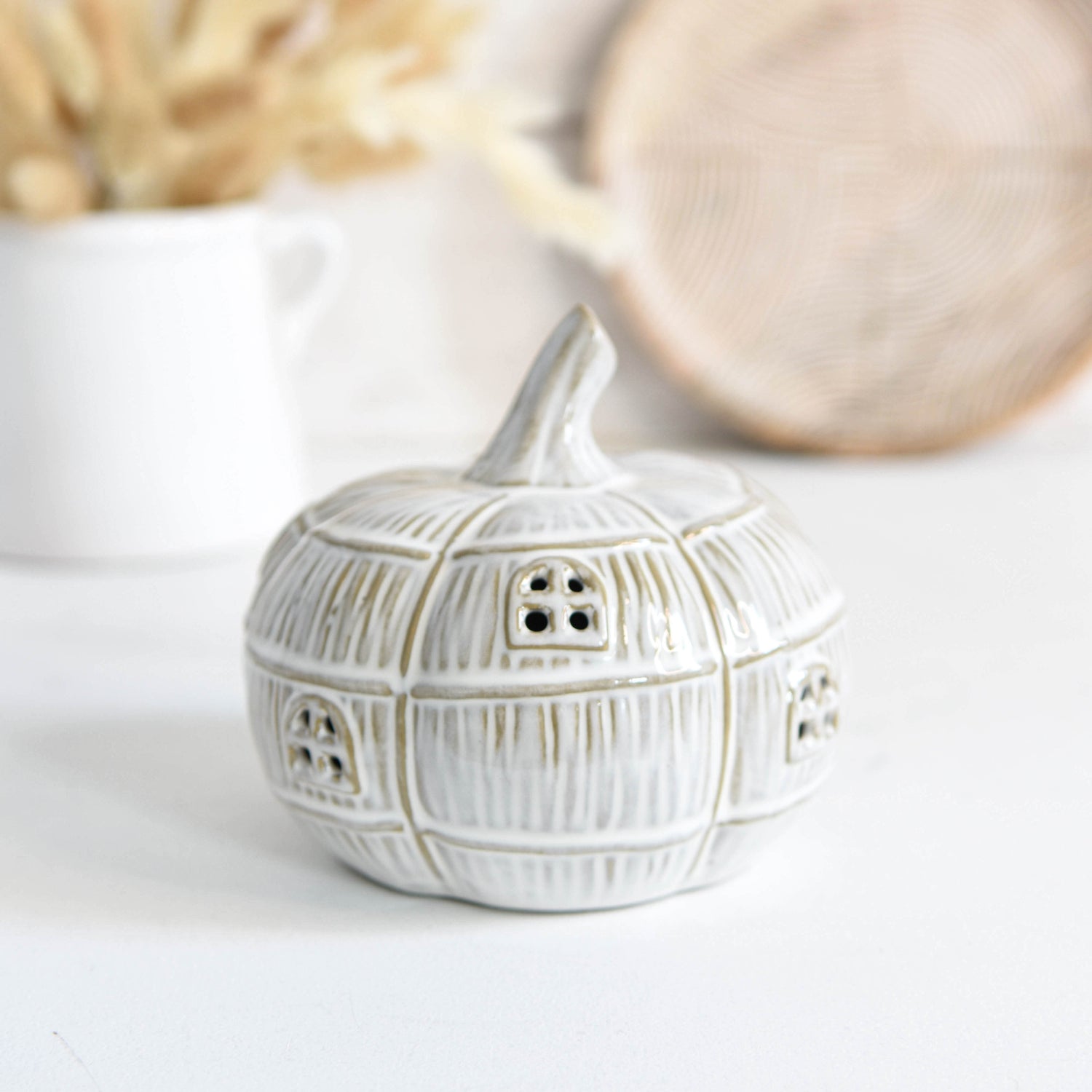 Natural LED Pumpkin House