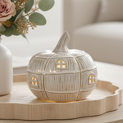 Natural LED Pumpkin House