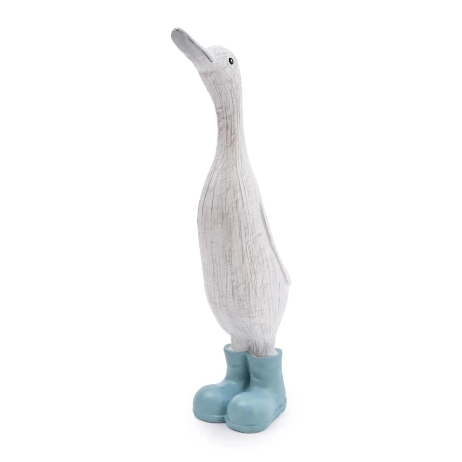 Large Duck in Light Blue Wellies