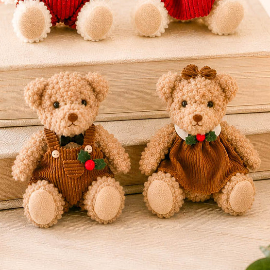 Mini Christmas Cutie Bear Couple