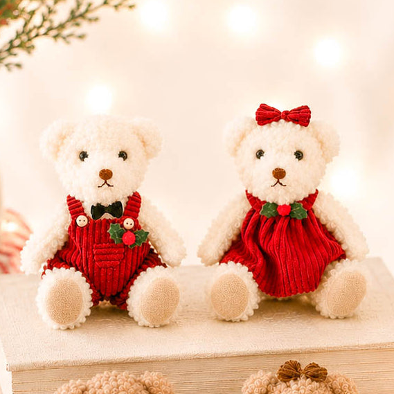 Mini Christmas Cutie Bear Couple