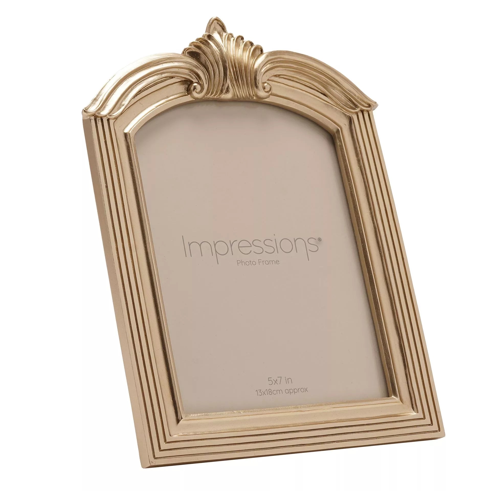 Champagne Gold Winged Arch Photo Frame 5" x 7"