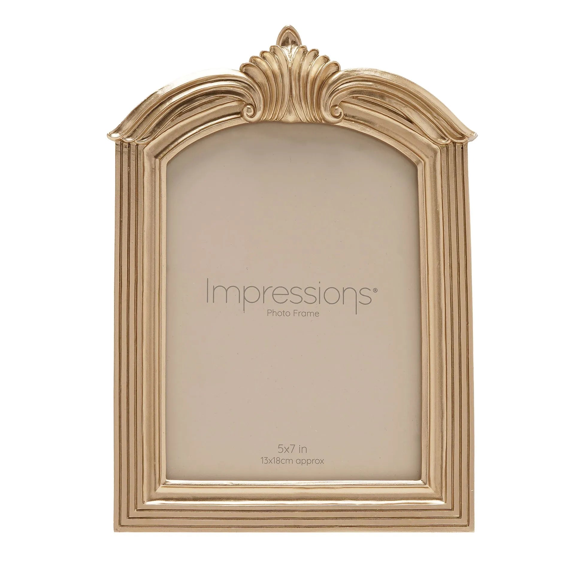 Champagne Gold Winged Arch Photo Frame 5" x 7"