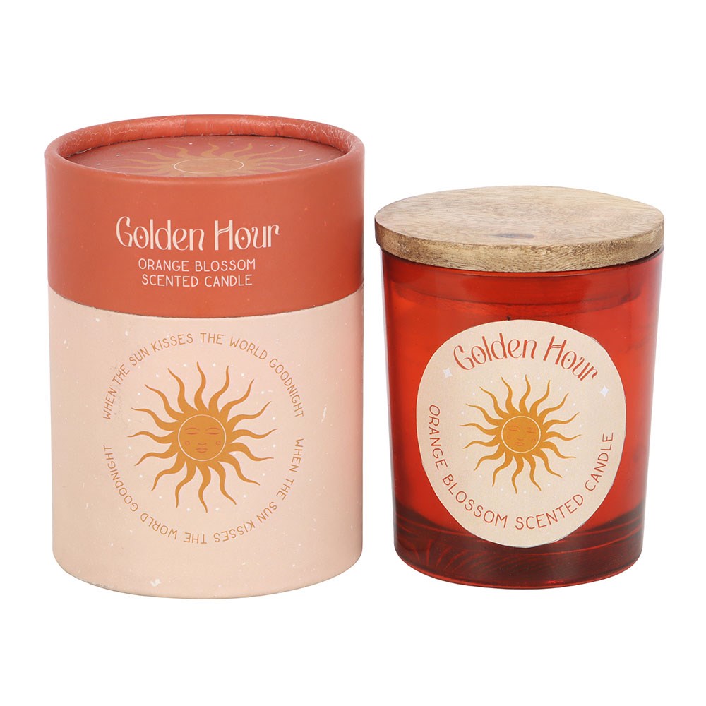 Golden Hour Orange Blossom Scented Candle