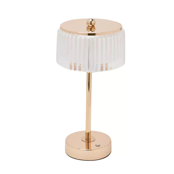 Gold Crystal USB LED Touch Table Lamp