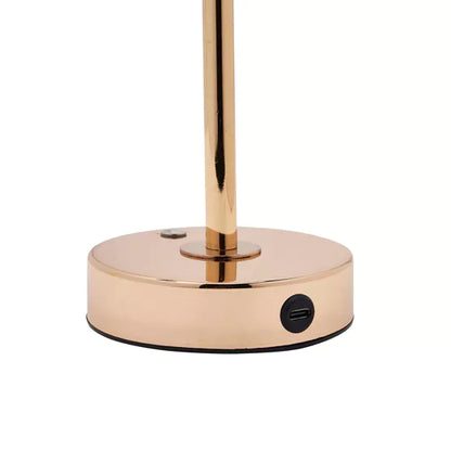 Gold Crystal USB LED Touch Table Lamp