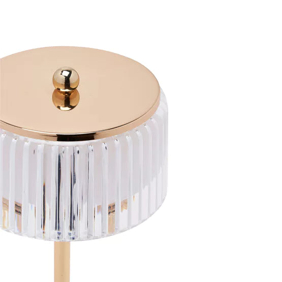 Gold Crystal USB LED Touch Table Lamp