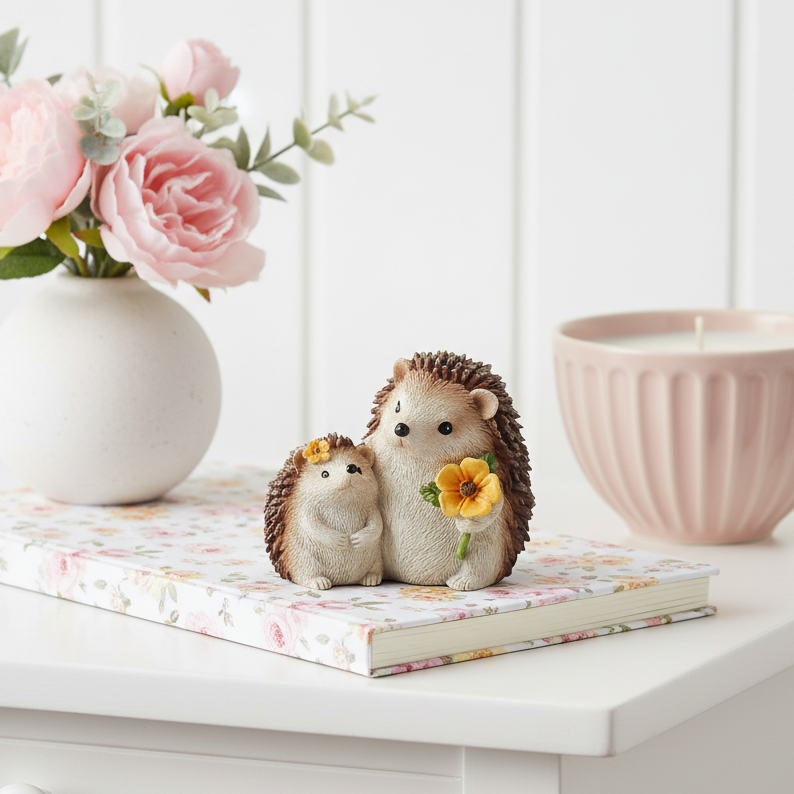 Mini Mum &amp; Baby Hedgehog