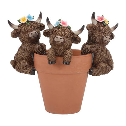 Highland Cow Pot Hanger